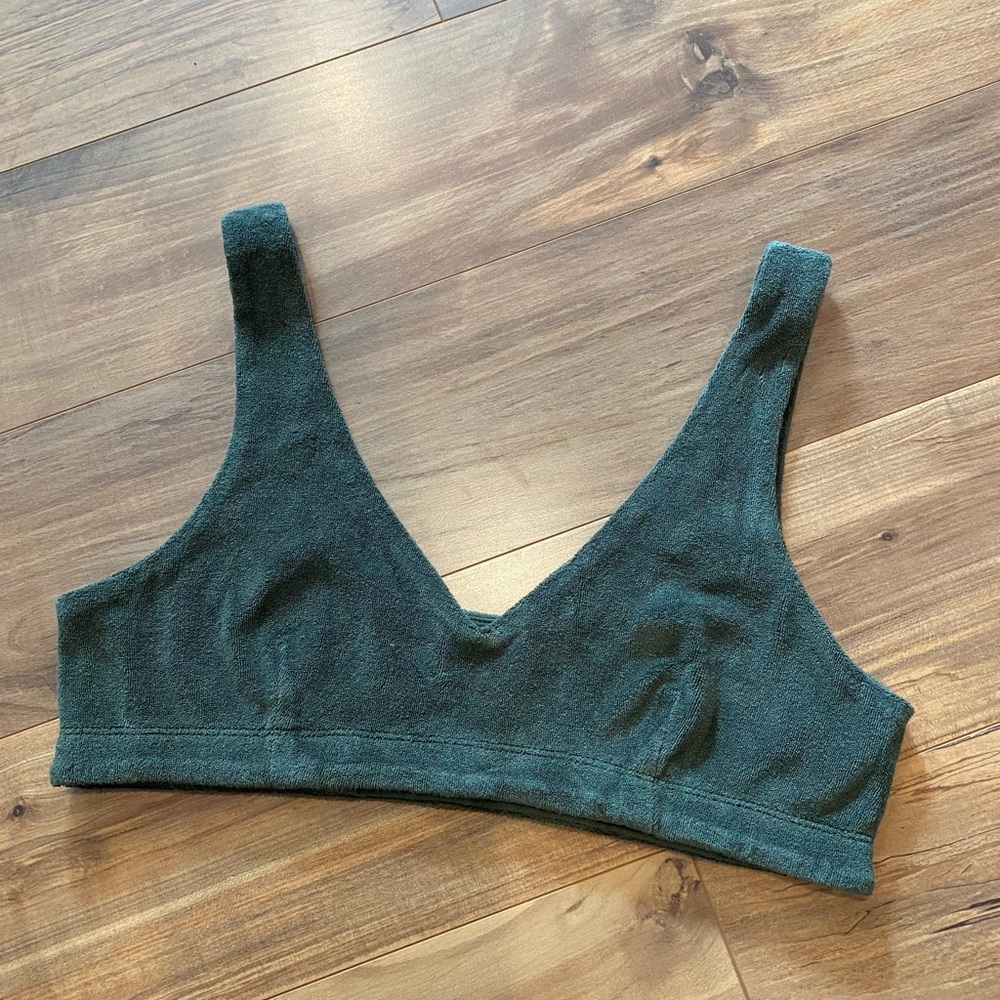 Terry cloth Calvin Klein bra
